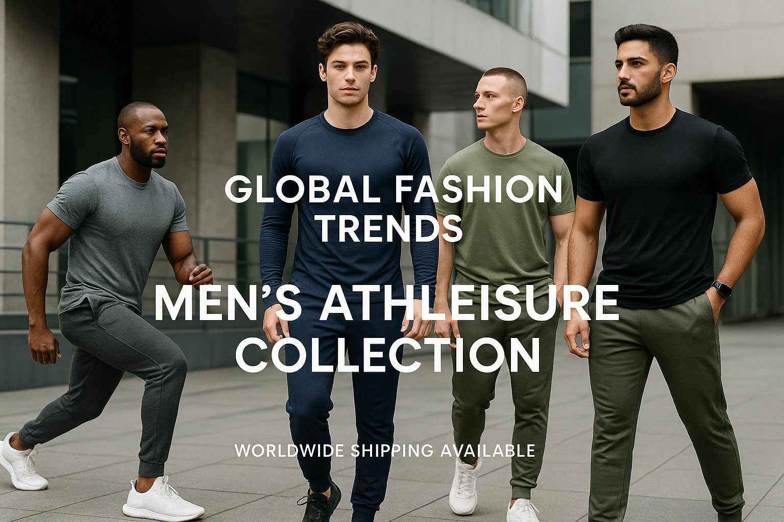 Shop men’s jogger pants jeans and athleisure at Global Fashion Trends. Stylish and comfortable for workouts or casual outings. Worldwide shipping.
