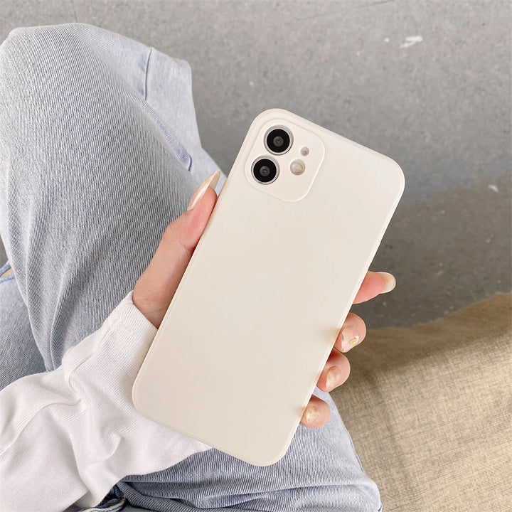 Cute Liquid Silicone Shockproof Phone Case for Xiaomi with Lanyard Necklace Strap