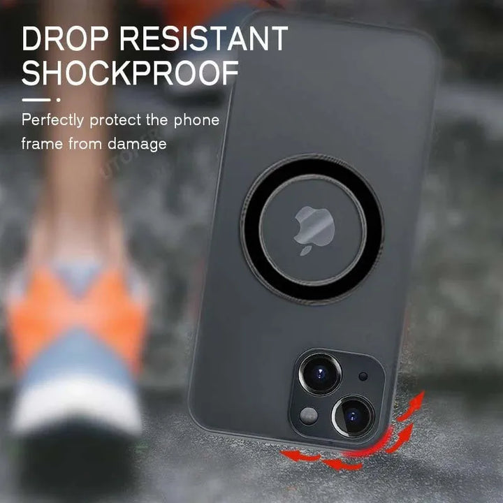 Armor Matte MagSafe Case for iPhone 16 Pro Max – Shockproof & Wireless Charging Compatible