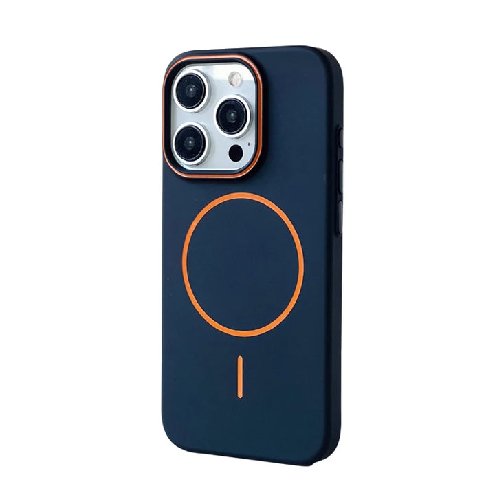 Ultrathin Matte MagSafe Case for iPhone 15 Pro Max – Hit Color Design with Wireless Charging Support