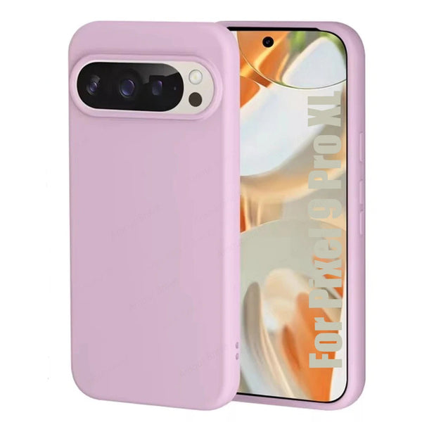 Liquid Silicone Case for Google Pixel 9 Pro – Soft Touch Matte Shockproof Back Cover