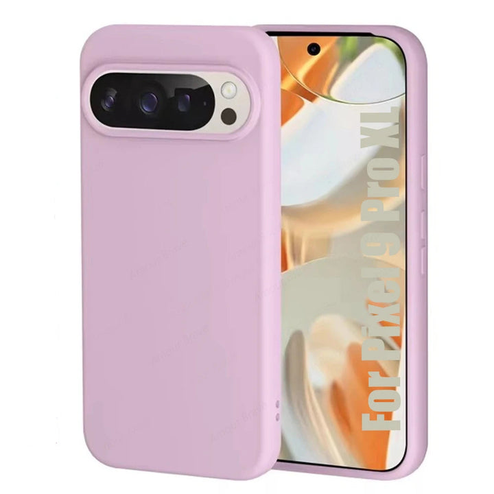Liquid Silicone Case for Google Pixel 9 Pro – Soft Touch Matte Shockproof Back Cover