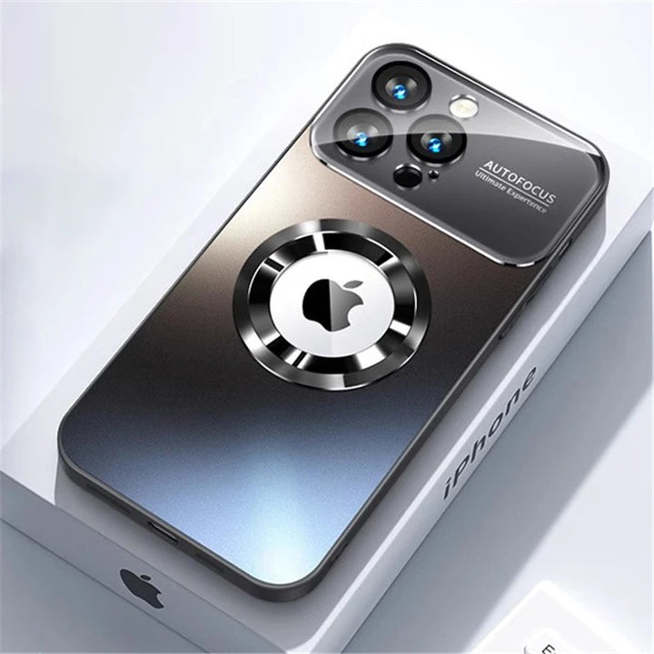 Bumper Matte Magnetic iPhone Case with Full Camera Lens Protection – MagSafe Wireless Charging iPhone Cover