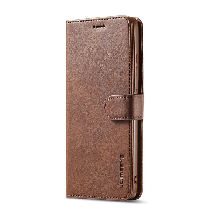 Magnetic PU Leather Flip Case for Samsung Galaxy S20-S24 Series – Premium Shockproof and Wallet Cover with Soft TPU Inner