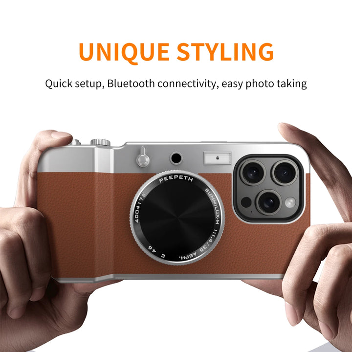 Camera Style Case for iPhone 11 12 13 14 15 16 Pro Max Magnetic