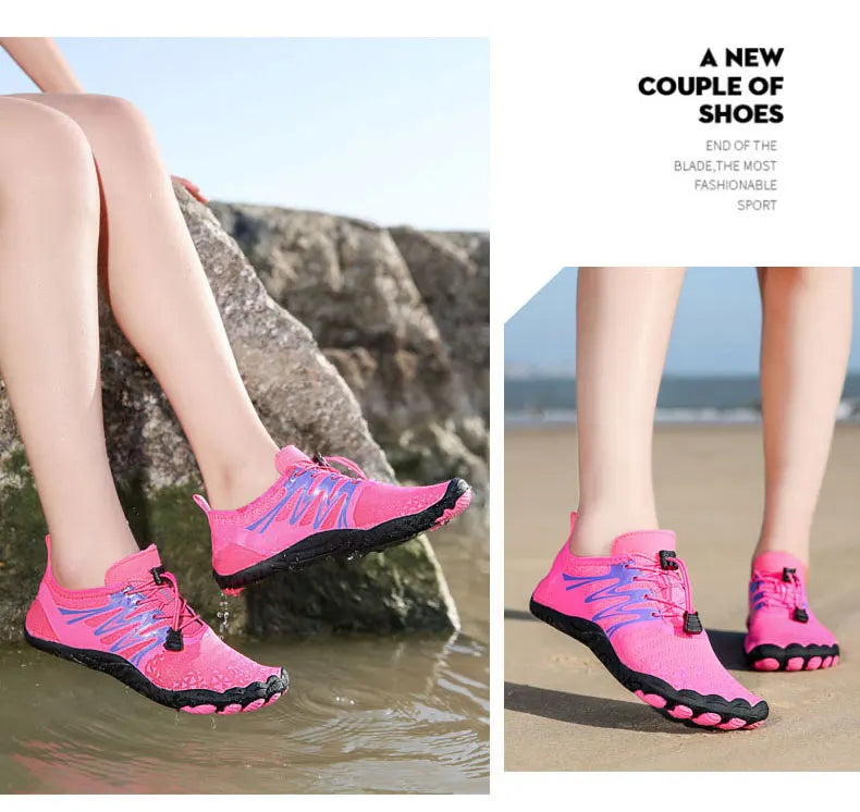 Men Women Barefoot Outdoor Sports Aqua Shoes Quick-dry Beach Swimming Fitness Wading Hiking Cycling Water Sneakers shoes