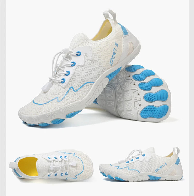 Barefoot Wading Shoes Men Women Mesh Quick-Drying Beach Shoes Outdoor Non-Slip Swimming Shoes Unisex Water Sports Shoes