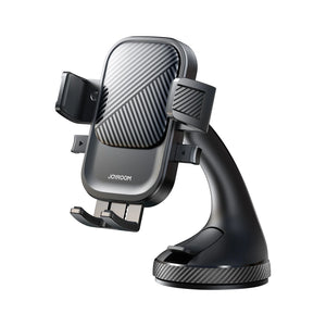 Black car phone holder with JOYROOM branding on a white background