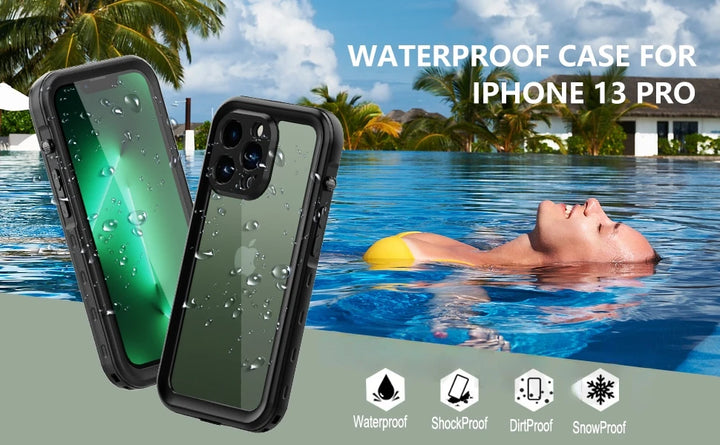IP68 Waterproof Case For iPhone 16 15 Pro Max 14 13 12 11 Shockproof Heavy Duty iPhone Case