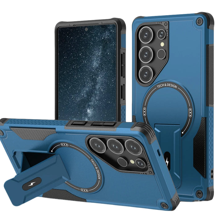 Magnetic Shockproof Kickstand Case for Samsung Galaxy S25, A56, A36, A26, A15, A14