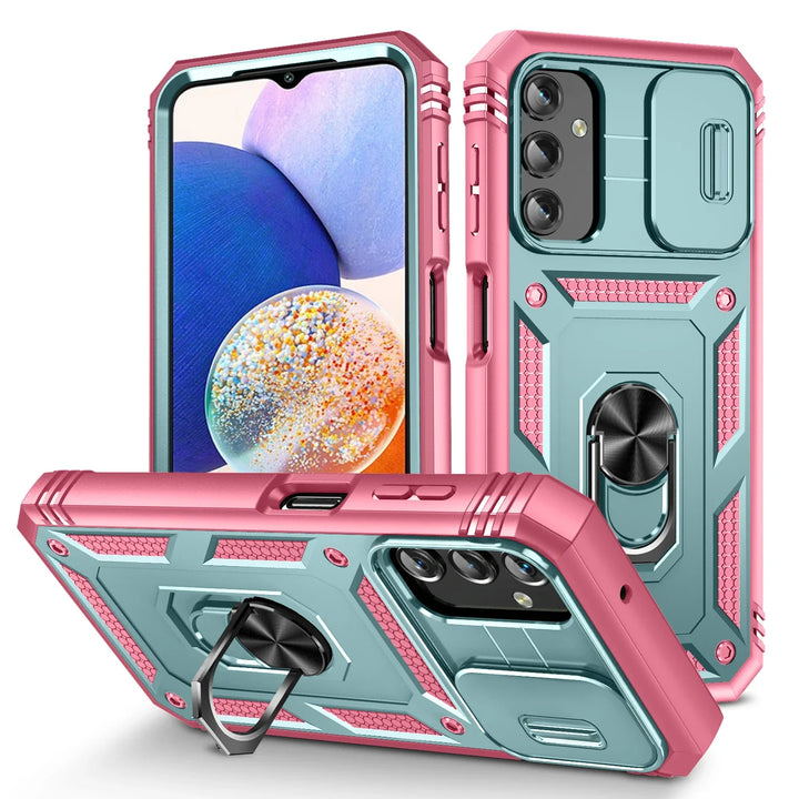 Heavy Duty Armor Case for Samsung Galaxy S24, S23, A54 – Shockproof, Dual Layer, With Ring, Anti-Fingerprint