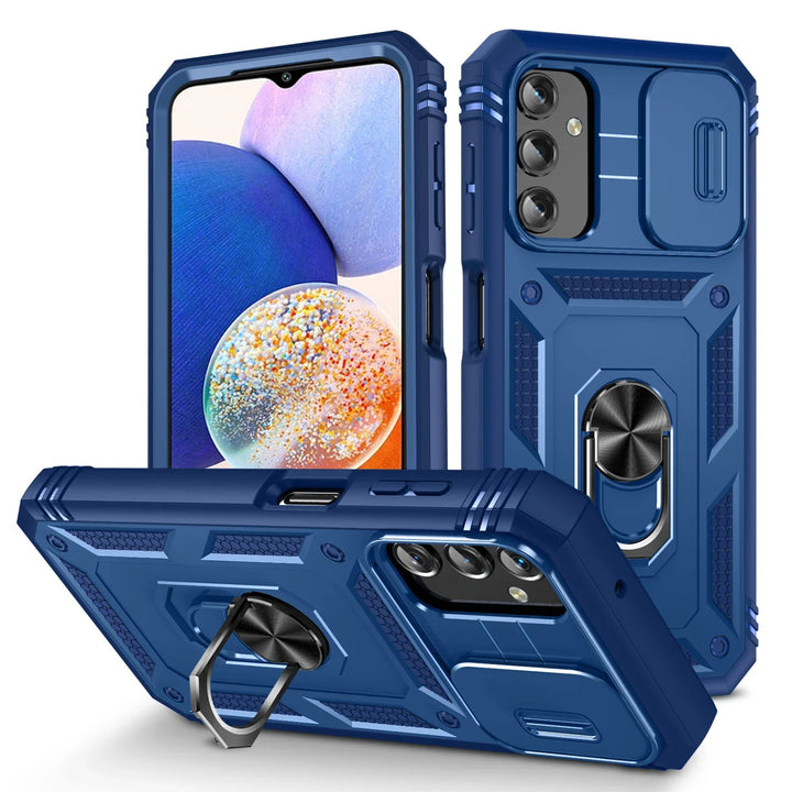 Heavy Duty Armor Case for Samsung Galaxy S24, S23, A54 – Shockproof, Dual Layer, With Ring, Anti-Fingerprint