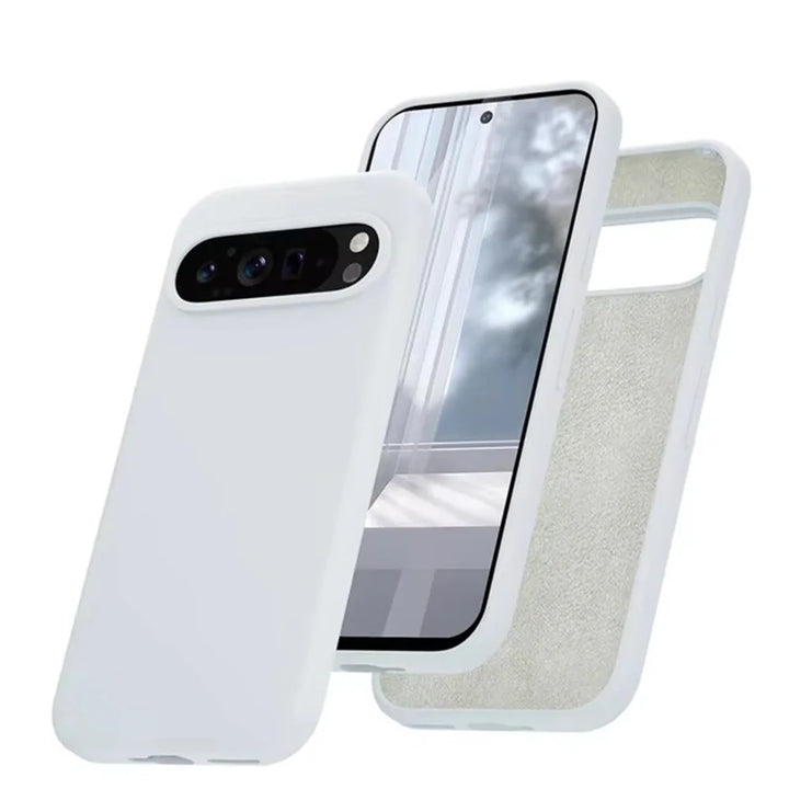 Liquid Silicone Case for Google Pixel 9 Pro – Soft Touch Matte Shockproof Back Cover