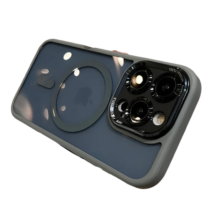 Luxury Magnetic Metal Bumper Case for iPhone 16 Pro Max – MagSafe Compatible