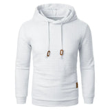 Herren Einfarbig Hoodie Pullover Sweatshirt Casual Herbst