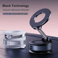 Elensesa Foldable Magnetic Car Phone Holder – 2025 Suction Cup Dashboard Mount for iPhone, Samsung, Huawei, Xiaomi