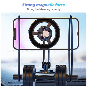 Phone holder with magnetic force and load-bearing capacity features