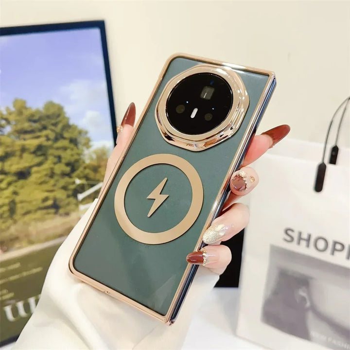 Electroplating Magsafe Magnetic Case for Honor Magic V3 V2 VS3 VS2 Ultra Thin