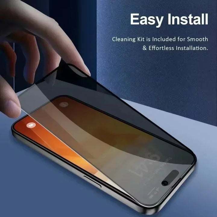5-Pack Full Coverage Privacy Tempered Glass for iPhone 6–16 Series – Anti-Spy, Anti-Scratch, Water-Resistant