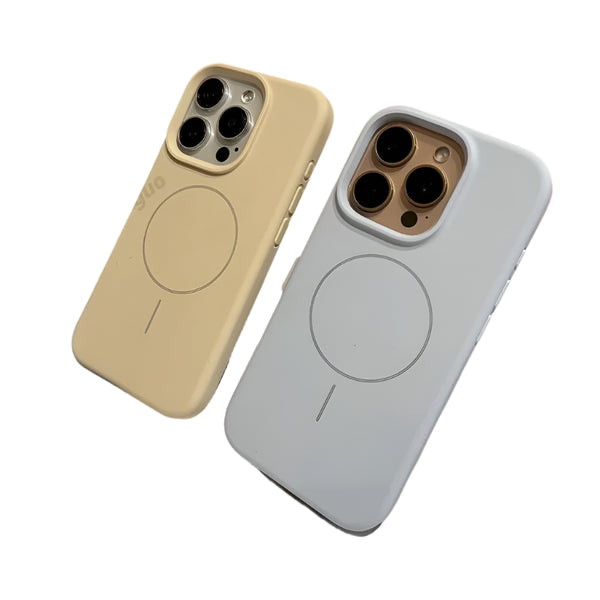 Soft Liquid Silicone Magnetic iPhone Case – MagSafe Compatible Shockproof Cover for iPhone 11–16 Pro Max