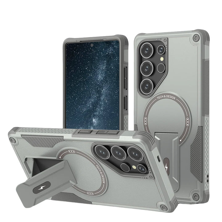 Magnetic Shockproof Kickstand Case for Samsung Galaxy S25, A56, A36, A26, A15, A14