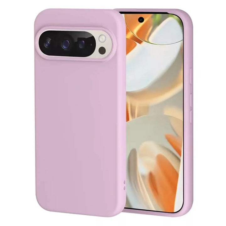 Liquid Silicone Case for Google Pixel 9 Pro – Soft Touch Matte Shockproof Back Cover