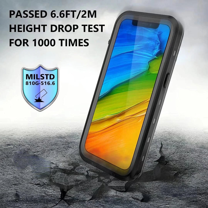 IP68 Waterproof Case For iPhone 16 15 Pro Max 14 13 12 11 Shockproof Heavy Duty iPhone Case