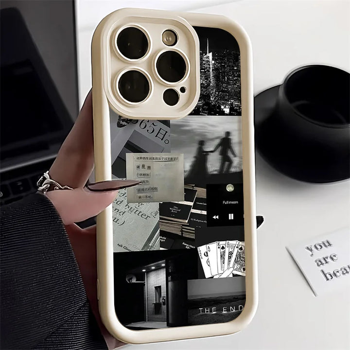 Soft candy liquid silicone phone case with matte finish for iPhone models, featuring camera protection.