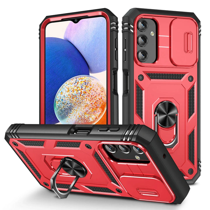 Heavy Duty Armor Case for Samsung Galaxy S24, S23, A54 – Shockproof, Dual Layer, With Ring, Anti-Fingerprint