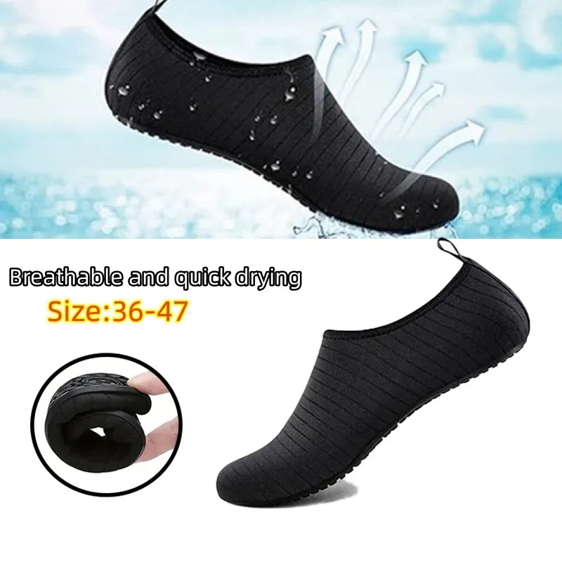 Beach Water Shoes Unisex Beach Quick-Drying Breathable Swimming Slippers Summer Anti-slip Casual Sports Water Sneakers