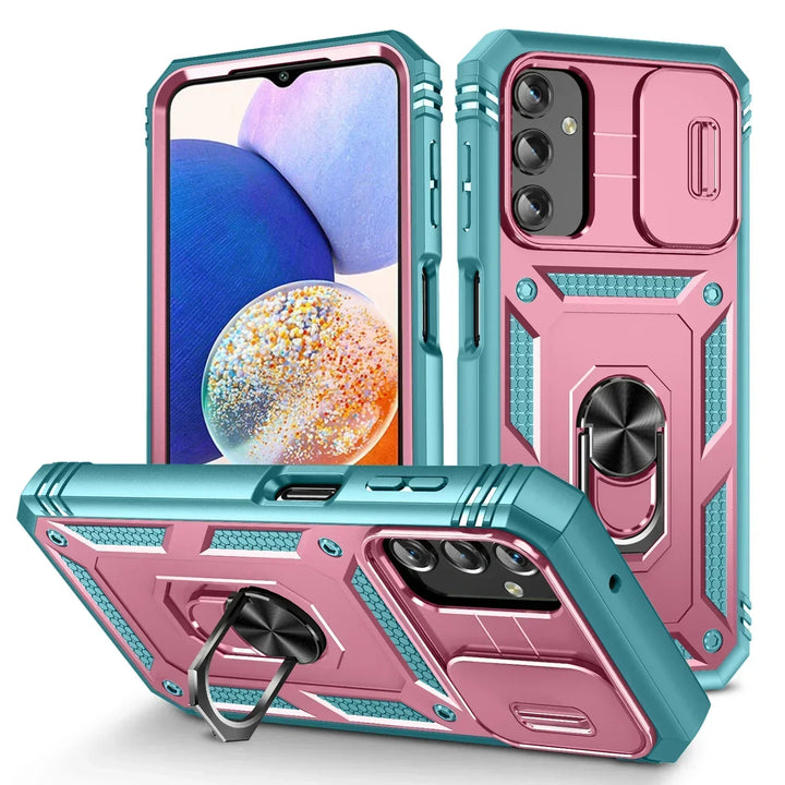 Heavy Duty Armor Case for Samsung Galaxy S24, S23, A54 – Shockproof, Dual Layer, With Ring, Anti-Fingerprint