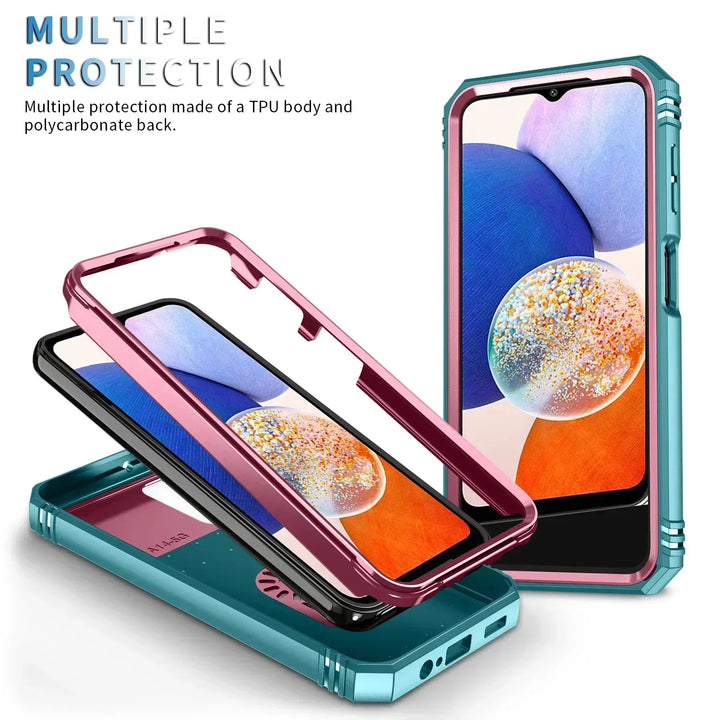 Heavy Duty Armor Case for Samsung Galaxy S24, S23, A54 – Shockproof, Dual Layer, With Ring, Anti-Fingerprint