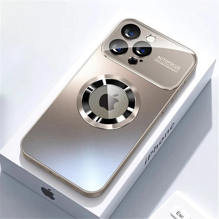 Bumper Matte Magnetic iPhone Case with Full Camera Lens Protection – MagSafe Wireless Charging iPhone Cover