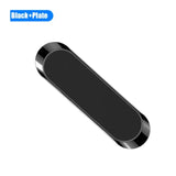 Black metal bar with chrome edges on a white background, branded 'Black+Plate'.
