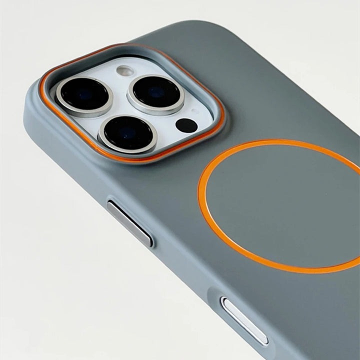Ultrathin Matte MagSafe Case for iPhone 15 Pro Max – Hit Color Design with Wireless Charging Support