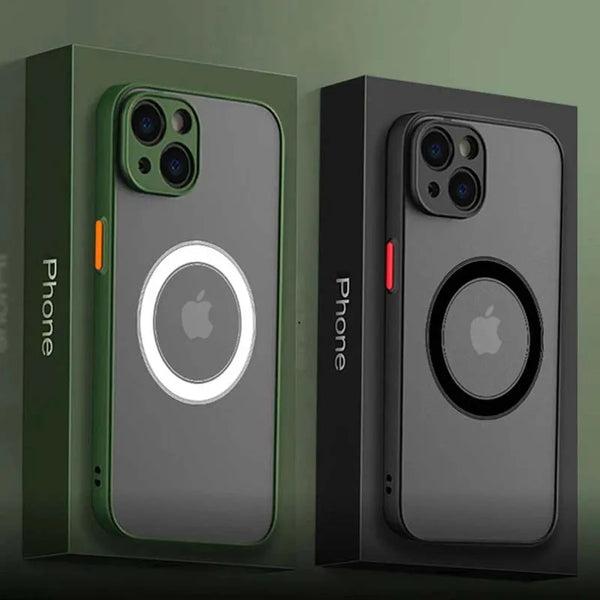 Armor Matte MagSafe Case for iPhone 16 Pro Max – Shockproof & Wireless Charging Compatible