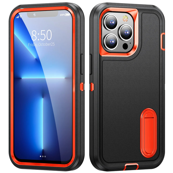 Heavy Armor Shockproof Defend Phone Case for iPhone 12-15 Pro Max