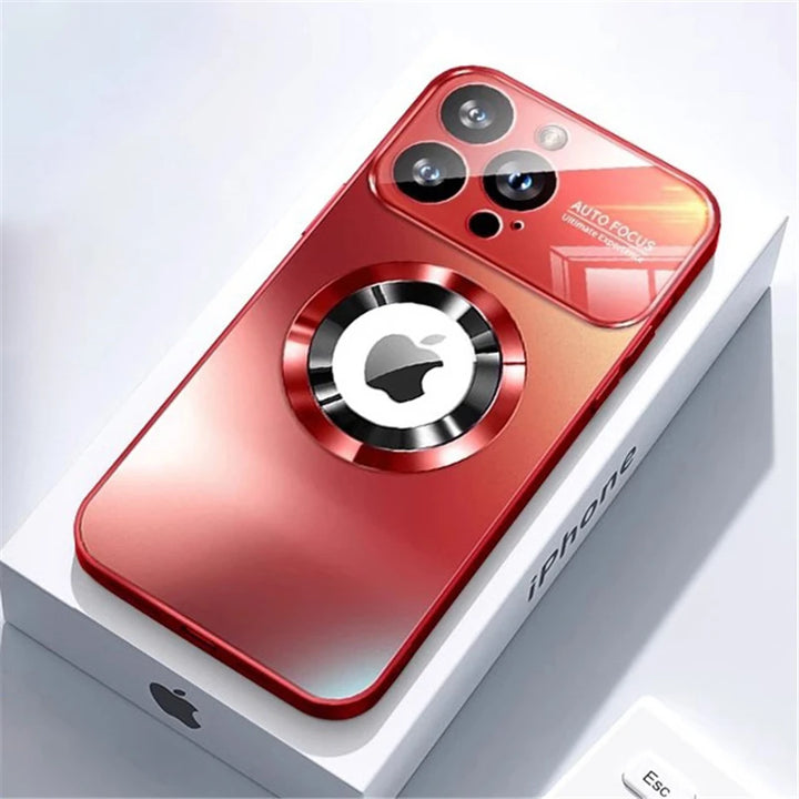 Bumper Matte Magnetic iPhone Case with Full Camera Lens Protection – MagSafe Wireless Charging iPhone Cover