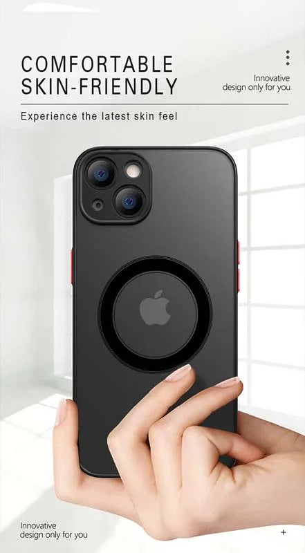 Armor Matte MagSafe Case for iPhone 16 Pro Max – Shockproof & Wireless Charging Compatible