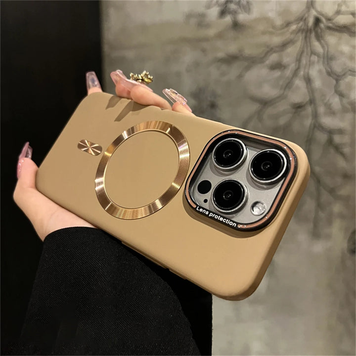 MagSafe Matte Hard Case for iPhone 16 Pro Max – Shockproof, Wireless Charging Compatible