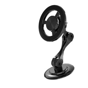 Black car phone holder with a free gift offer on a white background