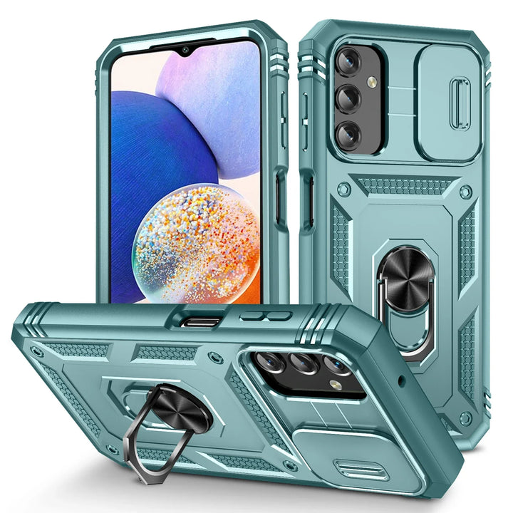 Heavy Duty Armor Case for Samsung Galaxy S24, S23, A54 – Shockproof, Dual Layer, With Ring, Anti-Fingerprint